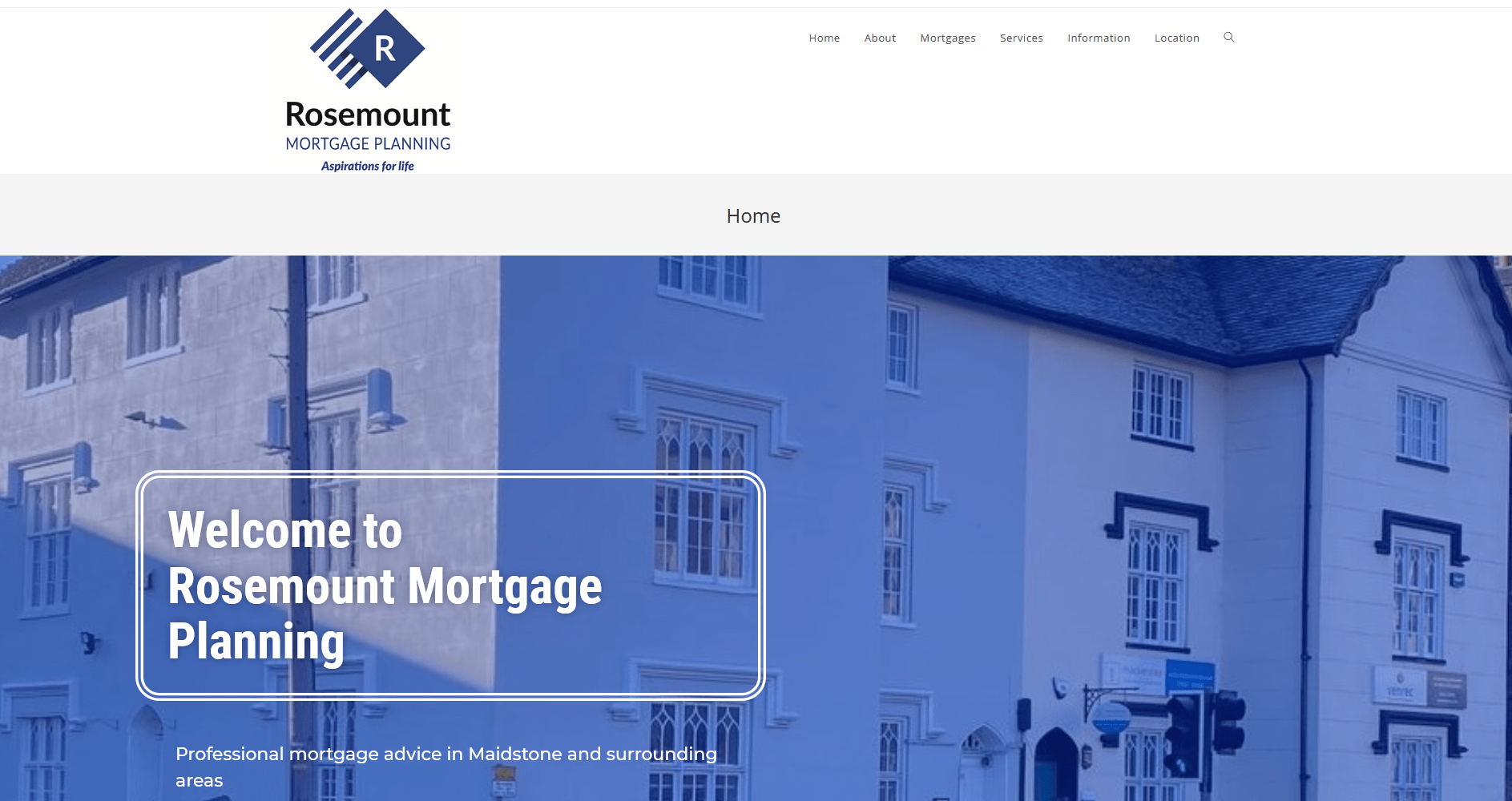 Rosemount Mortgage Planning home page